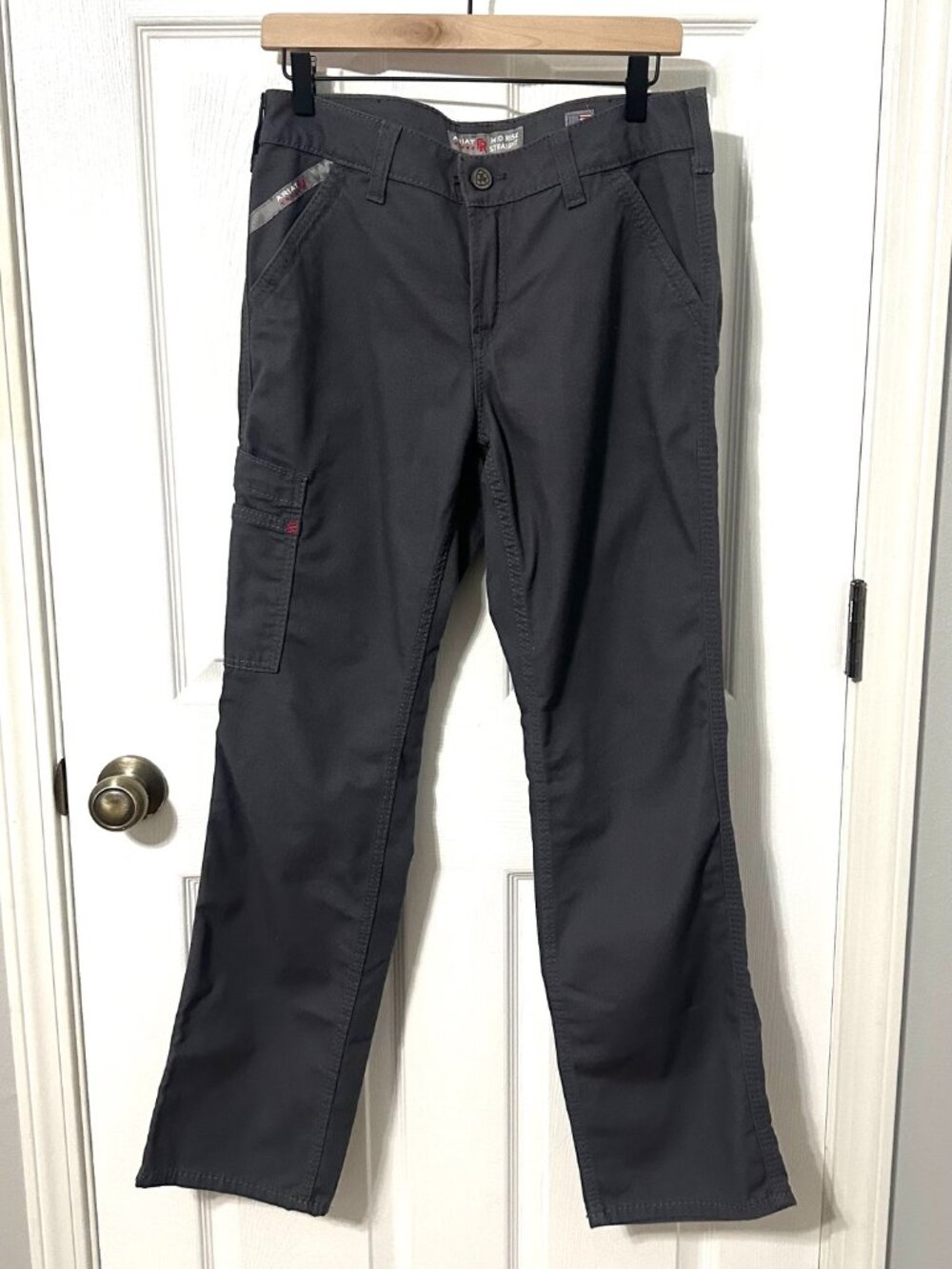 Ariat FR Grey Women's Work Pants, Size 28S